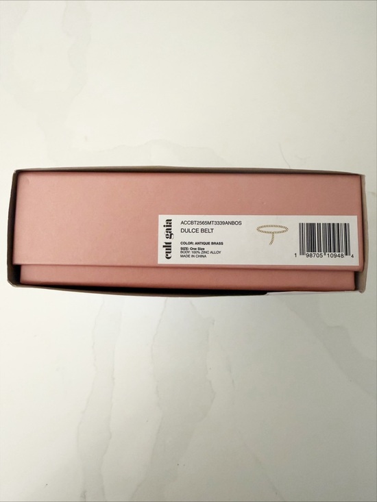 NEW in Box Cult Gaia Dulce Belt Gold
Hammered Metal Waist Chain MSRP $398 - Picture 4 of 9